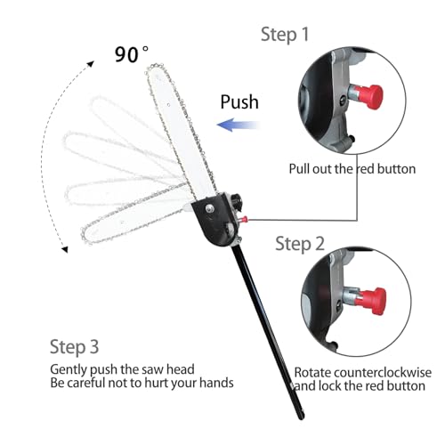image for Bellstafairy Bellstafariy Adjustable Angle Pole Saw Attachment fits fo