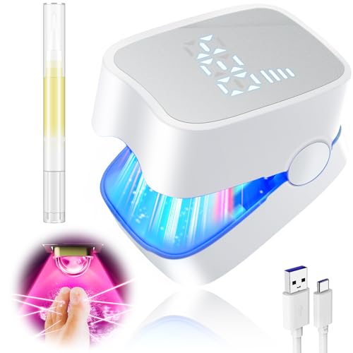 IUHFSIFS Upgrade Nail Fungus Laser Device【Industry NO.1 Innovation】Nail Fungus Treatment for Toenail Finger Nail Infection, 950nm Infrared 470nm Blue