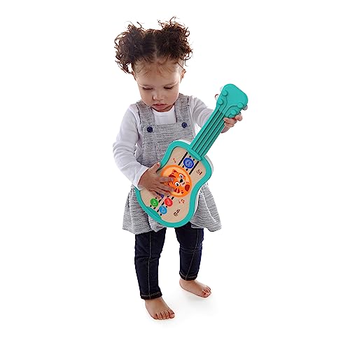 Image of Baby Einstein Sing & Strum Magic Touch Ukulele Wooden Musical Toy, Ages 6 Months+, Multicolored