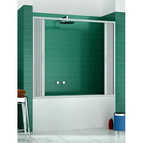 Box Doccia Sopravasca Alba 170x150 Cm - Doppia Anta In PVC, Apertura Centrale, Bianco - Foto 10