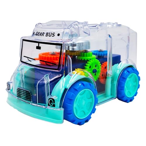 Image of Toybharat Gear Bus |Multicolour |Friction Power Toys| Birthday Gift