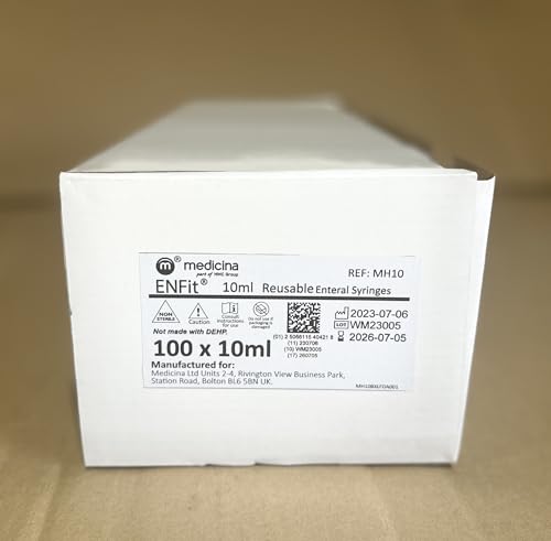 ENFit Reusable Sterile Syringe w/O-ring-10ml.