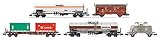  MiniTrixT15285 N 5er-Set Güterwagen der DB