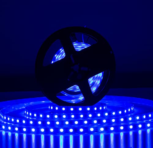 Image of WS2811 LED Strip Addressable Pixel Strip Light SMD 5050 RGB Dream Color LED Pixel RGB Strip Non-Waterproof DC12V (16.4FT 300LED, Black PCB Waterproof IP67)