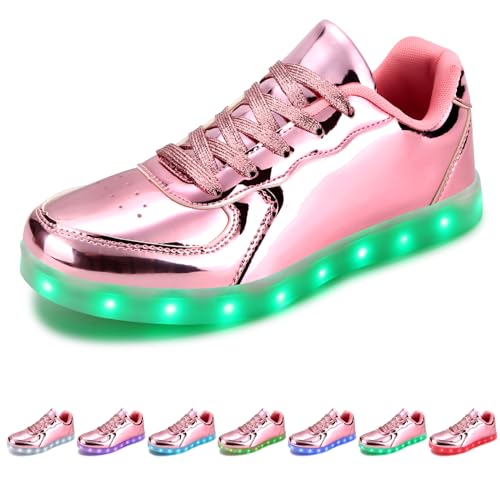 Image of Light Up Shoes Men Women LED Shoes USB Charging Adult High Top LED Sneakers Glow in The Dark Footwear for Dancing Party Festivals Festivals