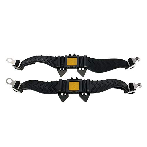 Crampon, Andoer 4 Crampons de dente Escalada de montanha ao ar livre, caminhada, esqui no gelo, neve