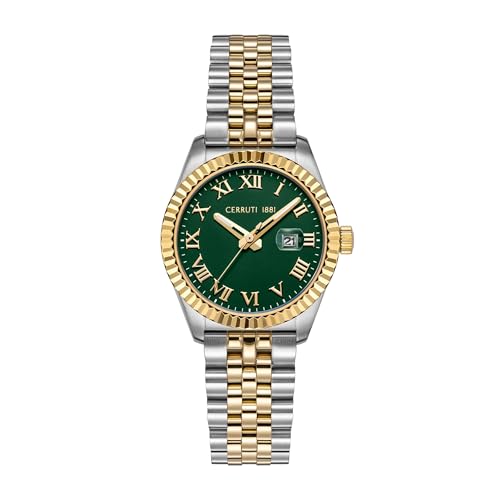 Cerruti Armbanduhr Date Baccio Green - Gold