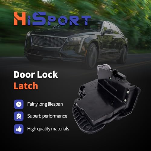 Image of HiSport 13516685 Door Latch Lock Actuator Front Right Passenger Side - Compatible with Buick Enclave Cadillac CT6 ESV XT5 XT6 XTS Chevy Cruze Impala Tahoe Traverse GMC Acadia Yukon XL 2013-2022