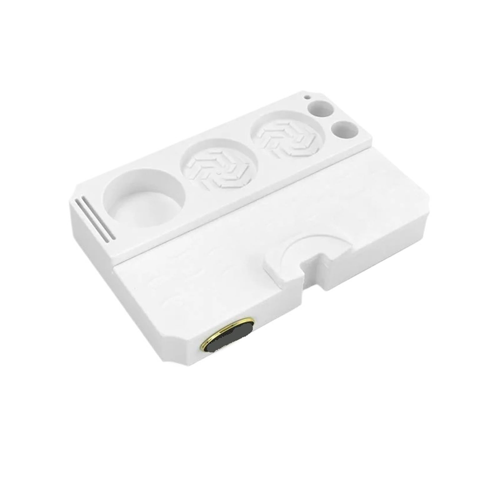 Coffee Tamping Station Stand Mat Espresso Portafilter Holder Tamper Pad 51mm 54mm 58mm Machine Accessories Barista Tool(White)