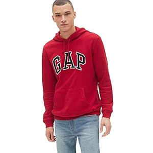 GAP mens Heritage Logo Pullover Hoodie
