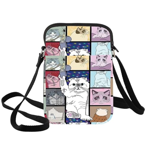 BWWKTOP Cat Tour Crossbody Bag Singer Concert Inspired Gifts Singer Concert Tour Gifts Music Inspired Shoulder Bag