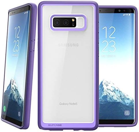 SUPCASE Unicorn Beetle Style Case Designed for Galaxy Note 8, Premium Hybrid Protective Clear Case for Galaxy Note 8 2017 Release (Purple)