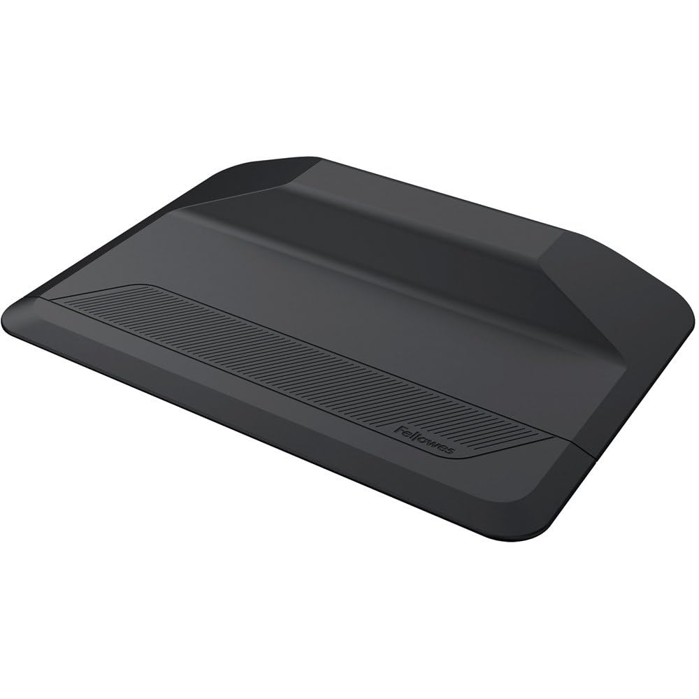 Fellowes - Alfombra ergonómica antifatiga ActiveFusion, Color Negro