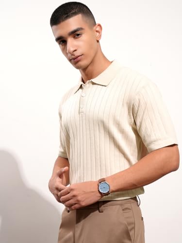 Image of Highlander Men's Polo Tshirt | Flat Knit | Regular Fit | Polo T-Shirt for Man