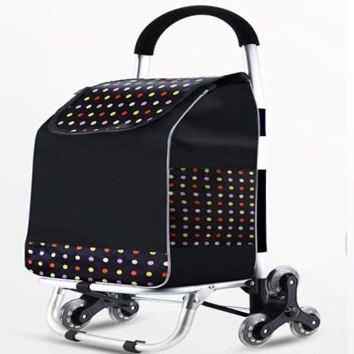 Carretilla pequeña plegable portátil para compras, carrito móvil ligero para el hogar miniatura 1