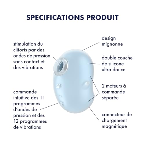 Stimulation clitoridienne intense par ondes de choc Satisfyer - 3