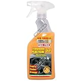 Ma-Fra Trattamento 3in1 Plastiche, Pulisce, Ravviva e Protegge Parti Interne dell'Auto, Ideale per Cruscotti e Guarnizioni, Crea Barriera Anti Raggi UV, Rallenta Formazione di Polvere, Formato 500ml