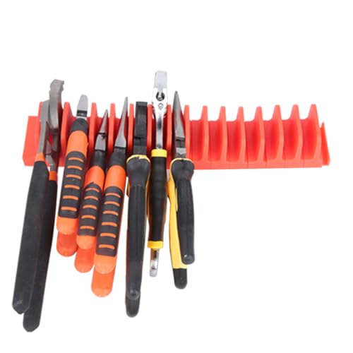 Image of 12 Pcs Magnetic Pliers Organizer for Tool BoxDrawer, Modular Plier Holder | 1.6 inchH Custom-fit Tool Drawer Organizer for Workshop, 2 Big /10 Small Slots Hand Tool Holder for Easy Grab, Gift for Mechanic