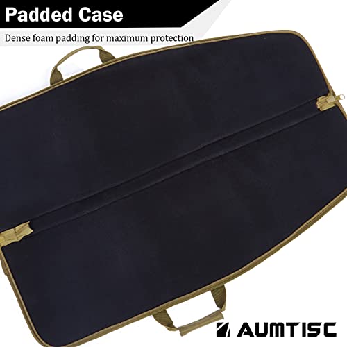 Aumtisc Tactical Soft Gun Case Bag With 5 Pouches For Hunting, Camo 38 #TOP3