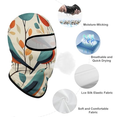 Balaclava Flock of Birds para Hombres y Mujeres Protección Solar Transpirable Máscara de Cabeza Completa para Senderismo, Ciclismo, Correr, Conducir miniatura 3