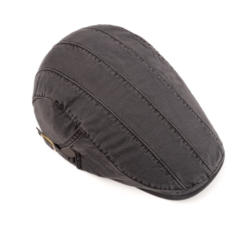 Image of Cotton Newsboy Cap,Breathable Ivy Gatsby Cabbie Beret Hat for Men's Women Driving Hunting Golf
