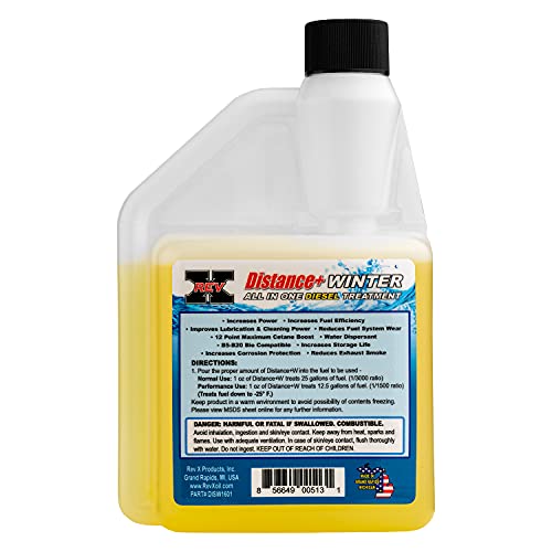Rev X Distance+ Winter Diesel Fuel Treatment - 16 Fl. Oz. #TOP1