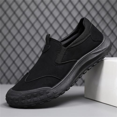 Men's Anti-Slip Waterproof Outdoor Walking Shoes Slip-on Comfortable Work Shoes Men's Casual Shoes3