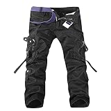 Herren Hose Lang Warm Gefüttert Sweatpants Sporthose Herren Lang Sportswear Trainingshose Sporthose Freizeithose Skinny Jeans Stretch Denim Outdoorhose für Männer Armee XL