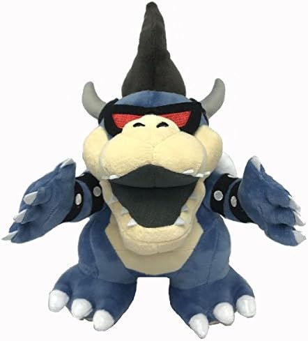 Super Mario Bros Dark Bowser Final Boss Soft Plush Toy Stuffed Animal 11"