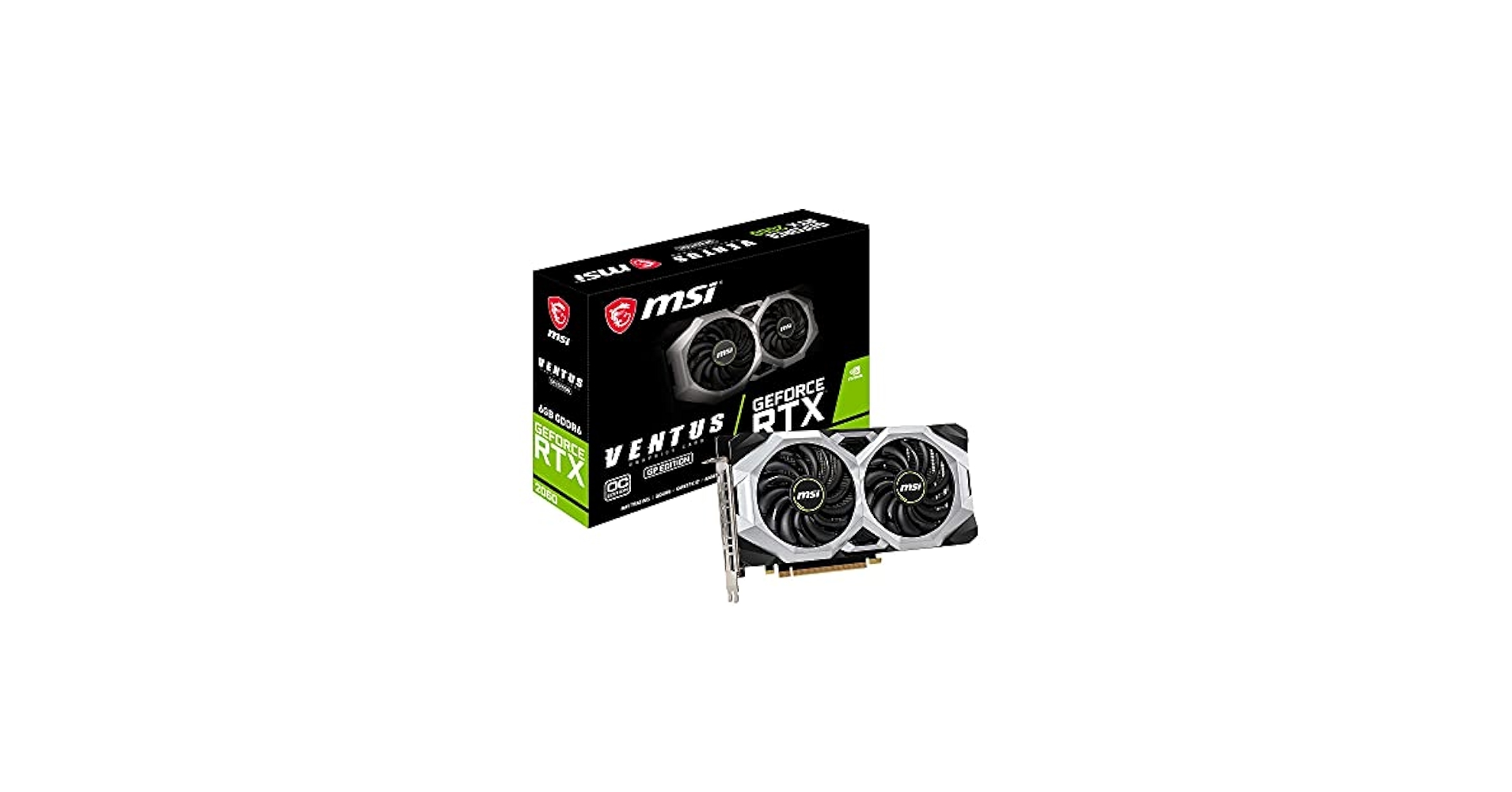 グラフィックボード・グラボ・ビデオカード MSI VENTUS GP EDITION RTX 2060 GeForce RTX 2060 VENTUS GP OC | MSI グラフィックボード