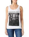  Plastic Head Black Veil Brides Blackout TV-Top Mujer, color blanco, talla del fabricante: M