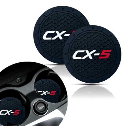 Car Cup Holder Coasters, 2PCS 2.75 Inch Coasters for Mazda CX5 Accessories