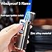 Portable Multifunctional Lighter Windproof Butane Lighter with Visible Butane Window for Camping Kitchens(Black)