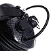 Rugged Radios H42-CF Carbon Fiber Behind The Head Two-Way Radio Headset with Dynamic Noise Cancelling Microphone, Push to Talk, and 3.5mm Input Jack for Music & MP3 Players