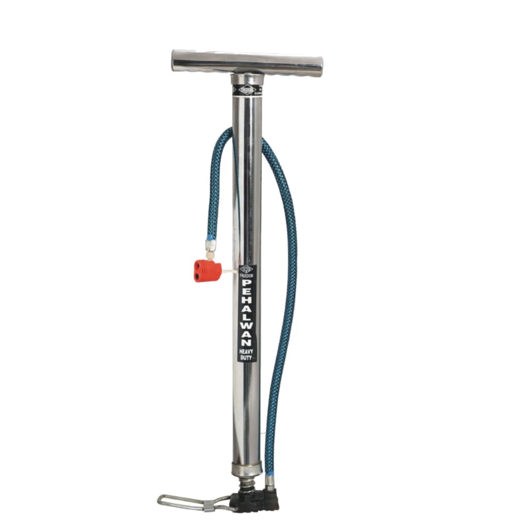 Pehalwan Heavy-Duty Air Pump with Steel Construction | For Cycle, Bike, Scooter, Car, High Pressure