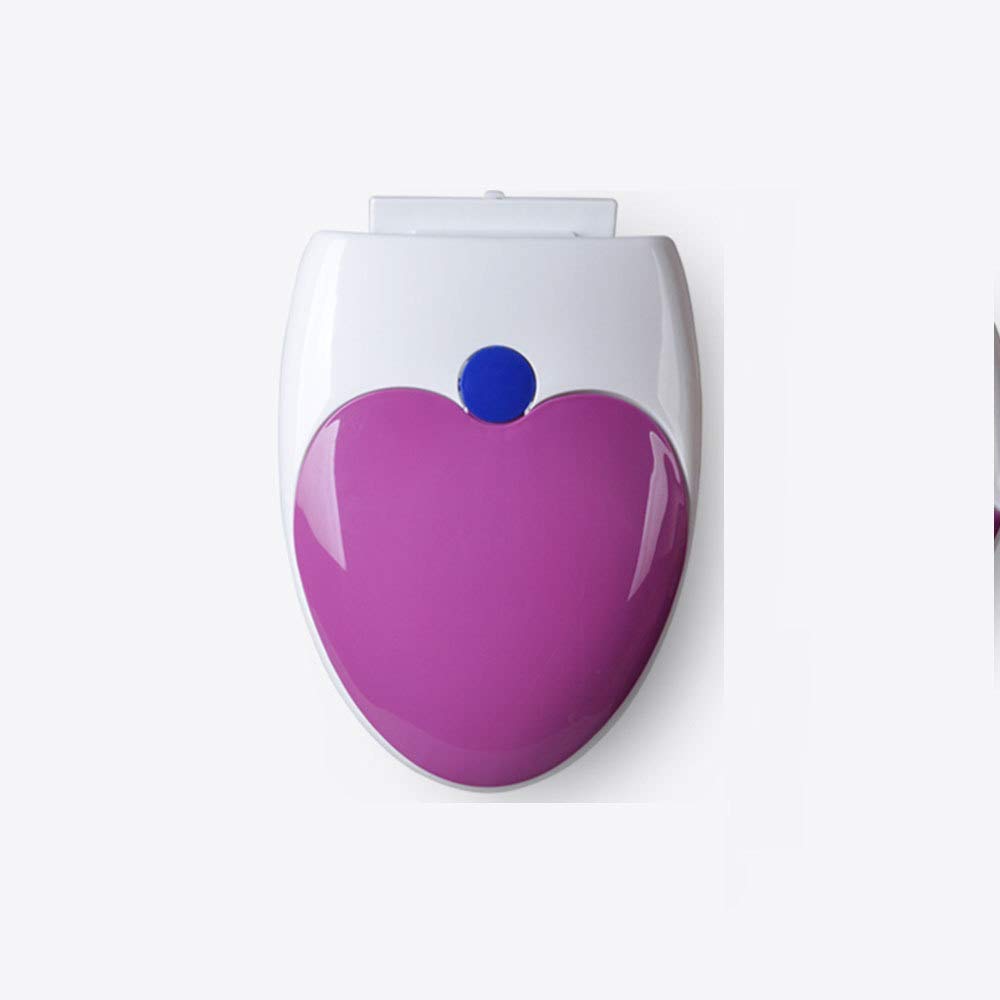 CGJdfjhE toilet lid， Easy to Install Clean Toilet Lid for V(Purple)