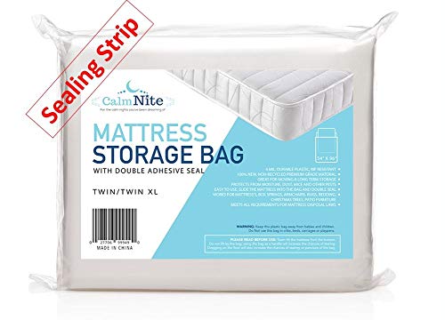 Extra Thick Mattress Storage Bags with Adhesive Seal for Moving and Storing –