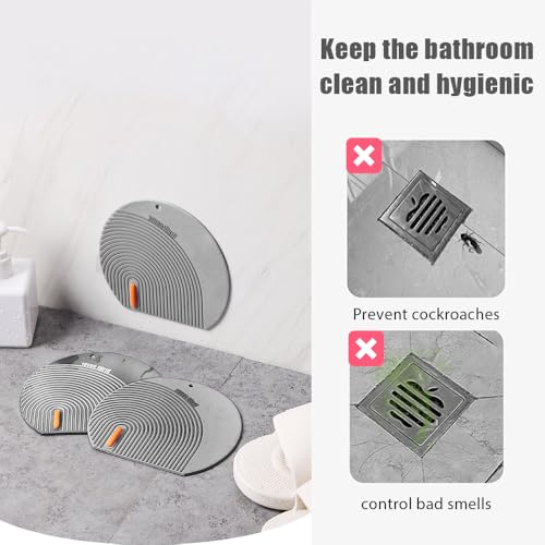 2PCS Silicone Drain Cover - 6.1''*5.5'' Bathtub Drain Stopper Bathroom Bath Tub Drain Hair Stopper, Bathtub Drain Plug, Universal Flat Suction Shower Bathtub Drain Cover, Kitchen, Laundry Accessories - image 6