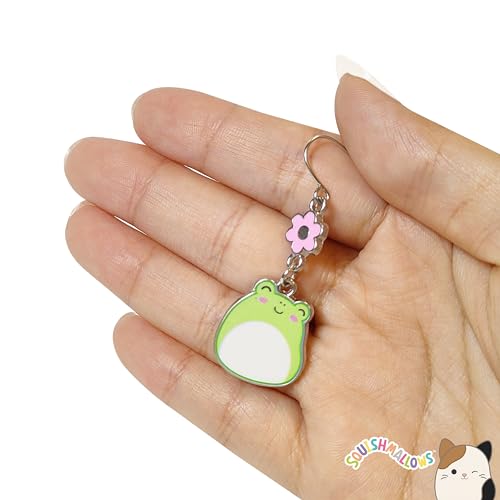 Image of LUV HER Squishmallows Hypoallergenic Earrings for Girls Stud and Fishhook Drop Sets with Charms One Size Fits All Ages 8+