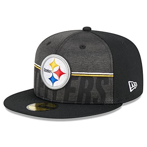 El Mejor Listado de Gorra Steelers New Era de esta semana. 47 New Era - Gorra ajustada para hombre, color negro de Pittsburgh Steelers 2023 NFL Training Camp 59FIFTY