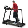 Redliro Walking Treadmill with Long Handrail for Balance, Recovery Fitness Exercise Machine Foldable for Home use with Holder for Phone & Cup,LCD Display, 300 lbs Capacity