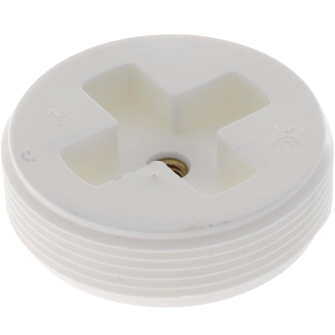Sioux Chief 2 in. MPT PVC Clean-Out Plug – 2 Inch Cleanout Plug – PVC Clean Out for Drain and Sewer Access