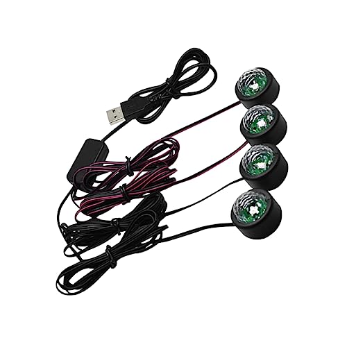 PRETYZOOM Lamp USB Car Lights for Decoration Voice Control High Brightness Low Power Consumption for Cars and Outdoor Use