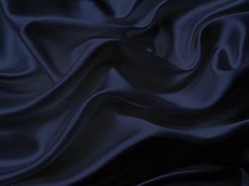 Mk Collection 4pc Soft Silky Satin Solid Color Deep Pocket Sheet Set Navy Blue, Queen