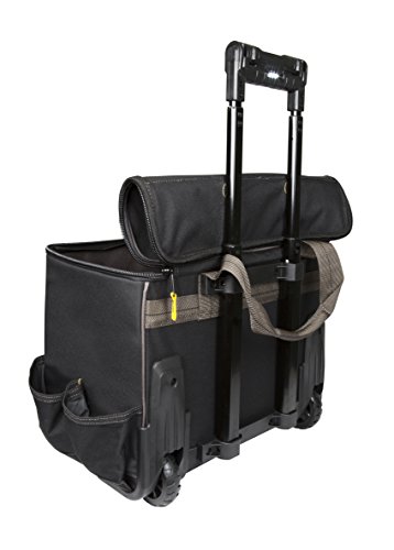 Clc Custom Leathercraft L258 Techgear Roller Tool Bag With Lighted Handle, 17 Inch #TOP6