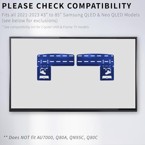 VIVO Micro-Gap Flat TV Wall Mount Designed for 43 to 85 inch 2021-2023 Samsung Neo QLED (Excluding QN95C Series), and More, Ultra Slim Profile, Mount-TVSG1 by VIVO - Image 2