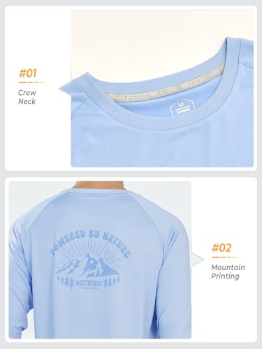 Men's Sun Shirt UPF 50+ Quick Dry Lightweight Rash Guard for Athletic Running Swimming3