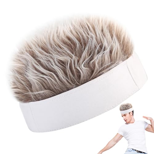 Proteggere e riscaldare: la parrucca con capelli corti può proteggere la testa e il viso dai raggi UV del sole e mantenere la testa calda come un cappello. È adatto per sport all'aria aperta.