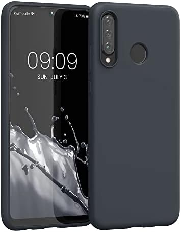 kwmobile Case Compatible with Huawei P30 Lite Case - Soft Slim Protective TPU Silicone Cover - Forest Green