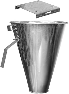 DOITOOL Stainless Steel Poultry Restraining Cone Bleeding Funnel Chicken Poultry Processing Killing Cones for Poultry Chicken Foul Birds Slaughter Equipment Butchering Remover Duck Kill